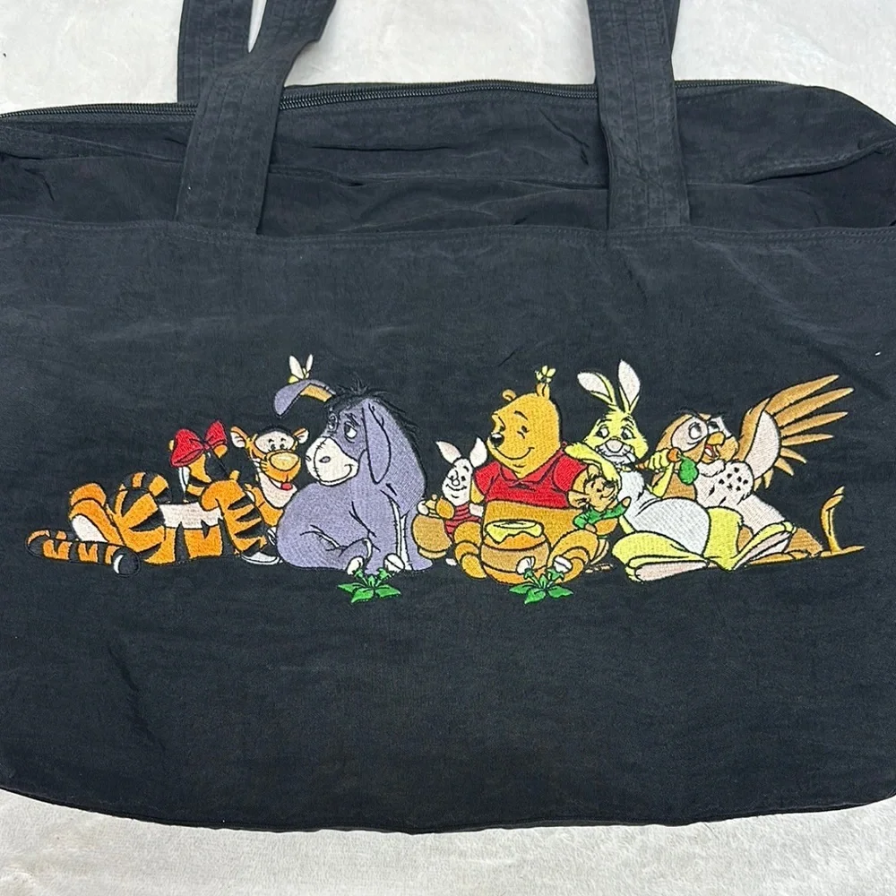 Disney Black Small  Carrier with Embroidered Design
